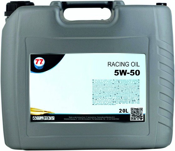 

Моторное масло 77 Lubricants Racing Oil 5W-50 API SN 20л