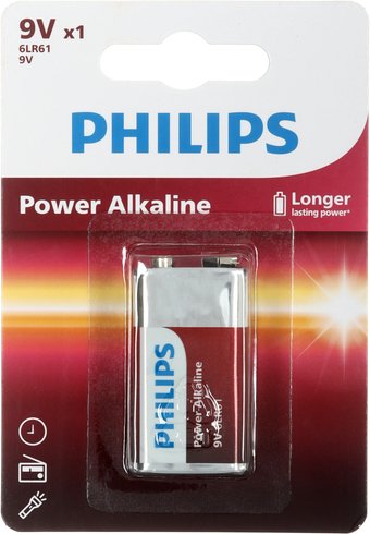 Батарейка Philips Power Alkaline 6LR61P1B/51