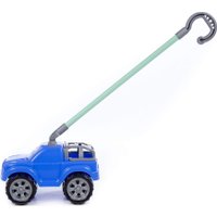 Игрушка-каталка Полесье Боби с ручкой 75014 (синий)