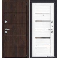Металлическая дверь el'Porta Porta R-3 8.П28 205x98R (almon 28/snow veralinga) в Орше