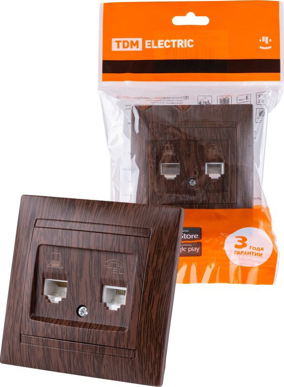 

Розетка компьютерная TDM Electric Лама SQ1815-0419
