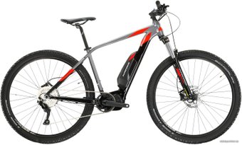 Электровелосипед Kross Level Boost 1.0 XL 2023 KRVB1Z29X22M004251 (графит/черный/красный)
