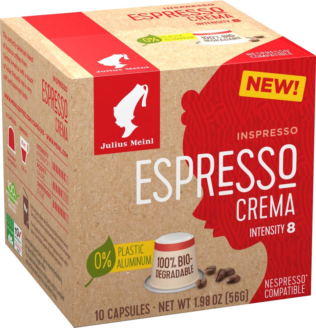 

Кофе в капсулах Julius Meinl Biodegradable Espresso Crema 10 шт