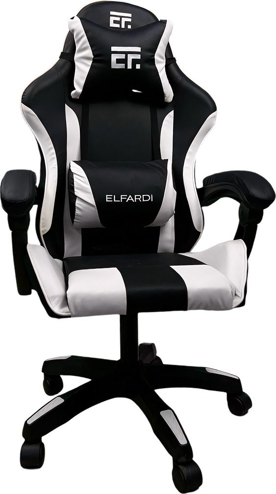 

Игровое (геймерское) кресло Elfardi 733F (черный/белый)