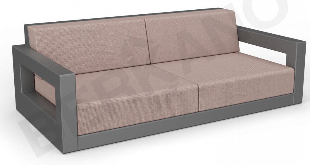 

Садовый диван Berkano Quarter lounge с подушками 250_009_00 (черный/кофейный)
