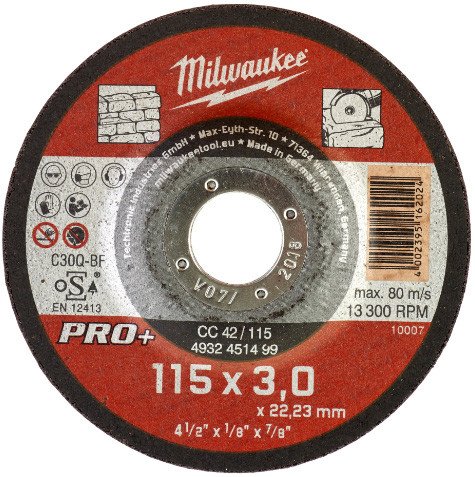 

Отрезной диск Milwaukee 4932451499