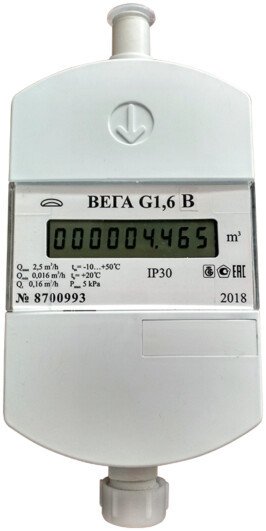 Счетчик газа БелОМО Вега-G1.6 B