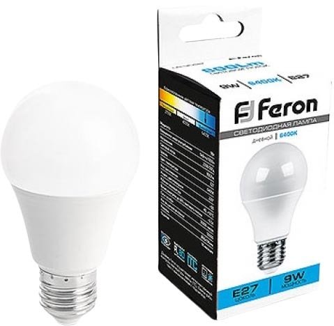 

Светодиодная лампочка Feron LB-3092 9 Вт E27 6400 К 41375