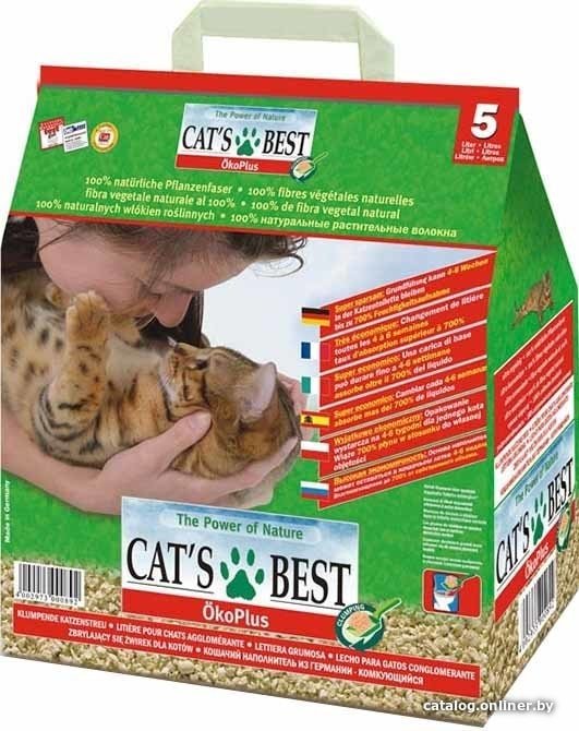 Наполнитель для туалета Cats Best Original 5 л