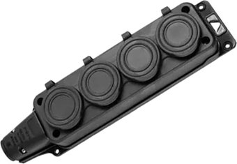 Колодка удлинителя DEKRON DY-01-01-009 (черный)