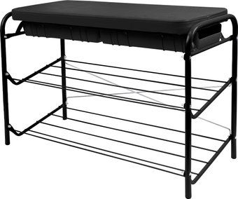 Банкетка Nika ЭТП3-1/Ч (черный/матовый черный)