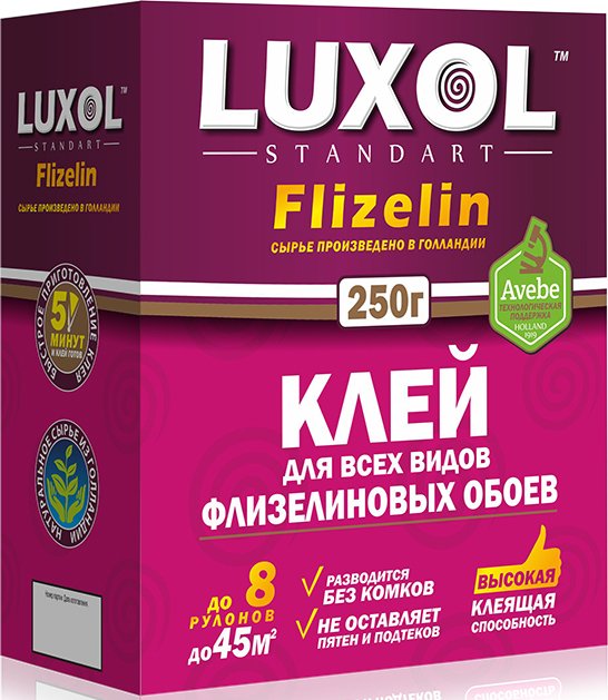 

Клей для обоев Luxol Standart Флизелин (250 г)