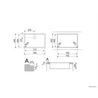 Кухонная мойка Smeg VFU71SFR