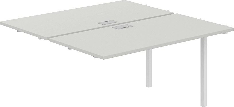 

Офисный стол Norden 280х143.8х75 SG.215.SH.44.WH (белый/серый бархат)