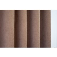 Комплект штор Decoretto Канвас орех КО-K106 1.25x2.6 м (коричневый, 2 шт)
