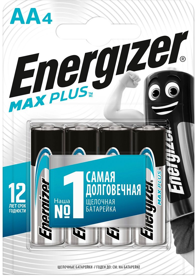 

Батарейка Energizer Max Plus AA 4 шт
