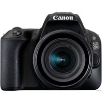 Зеркальный фотоаппарат Canon EOS 200D Kit 18-55 IS II (черный)