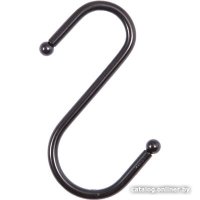 Крючок мебельный Lemax большой на рейлинг (черный)