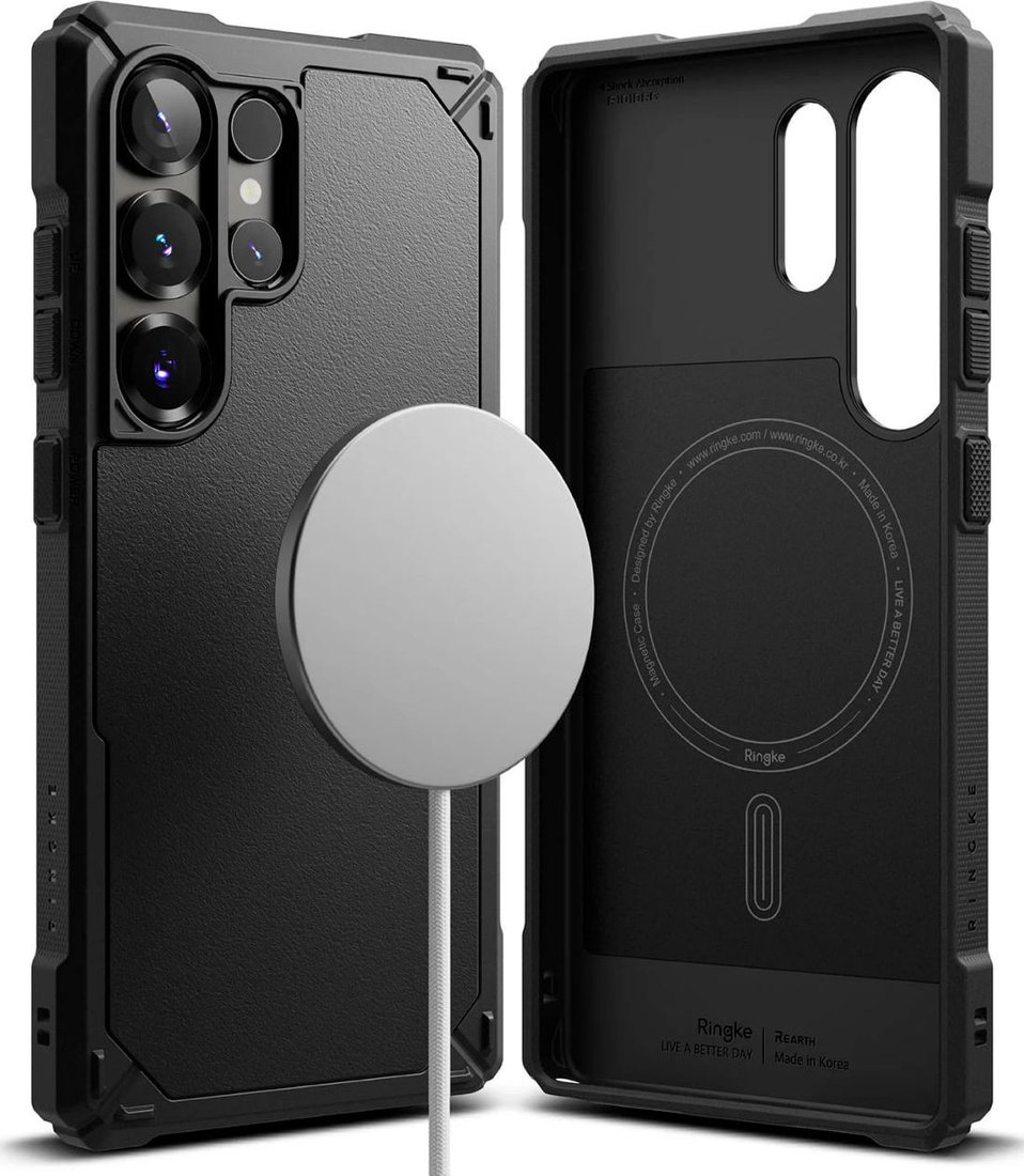 Чехол для телефона Ringke Rugged Gear Magnetic для Galaxy S25 Ultra Black