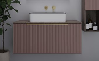 ЗОВ Тумба под умывальник Дублин 80 DU80TSMFR (флавио античная роза)