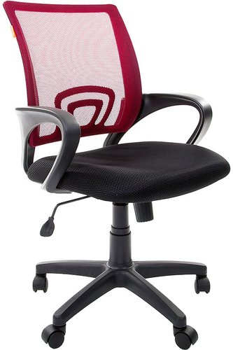 Офисное кресло CHAIRMAN 696 black (бордовый)