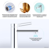 Смеситель Wellsee ONCE! and forever 182401000 (хром)