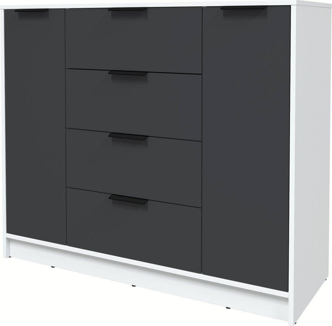 

Тумба Интерлиния Концепт КТ-Т120 Глосс (белый платинум/пепел)