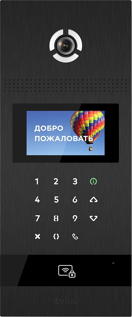 

Вызывная панель BAS-IP AA-12B (черный)