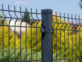 3D ограждение Панель заборная Light RAL 7016 GL 2003x2500мм ...