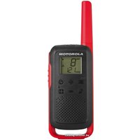 Портативная радиостанция Motorola T62 Walkie-talkie (черный/красный)