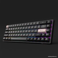 Клавиатура Akko 3068B Plus Black & Pink (Akko Cream Yellow V3)