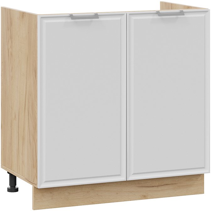 

Шкаф напольный Трия Белладжио 1Н8М (дуб крафт золотой/фон белый)