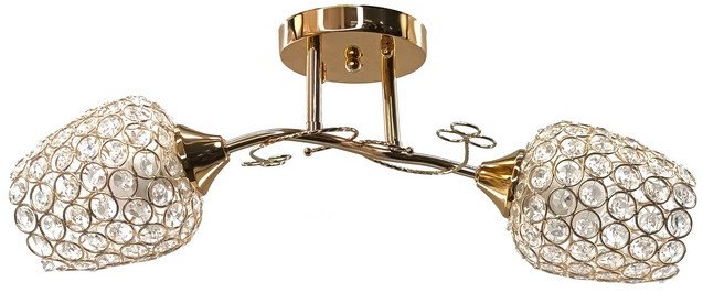 

Люстра средней высоты Aitin Pro НПБ 02-2x60-101 6049/2 (золото)