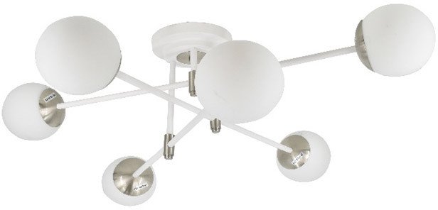 

Люстра средней высоты Mirastyle SL-41236/6 WT+Sarin
