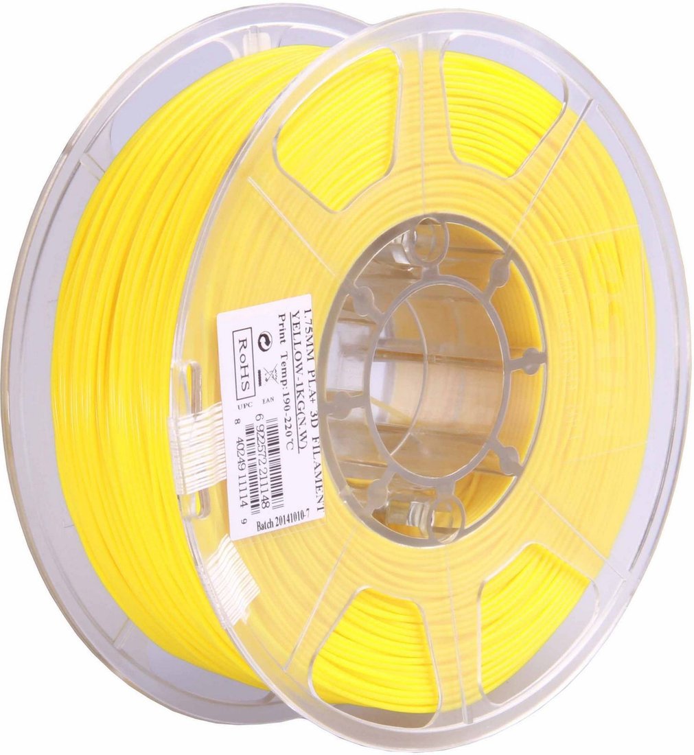 

Пластик eSUN PLA+ 1.75 мм 1000 г (желтый)