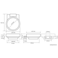 Мыльница Bemeta Galla 108108020