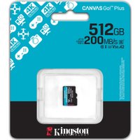 Карта памяти Kingston Canvas Go! microSDXC 512GB SDCG4/512GBSP