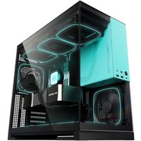 Корпус Geometric Future Model 5 5FAN (черный/бирюзовый)
