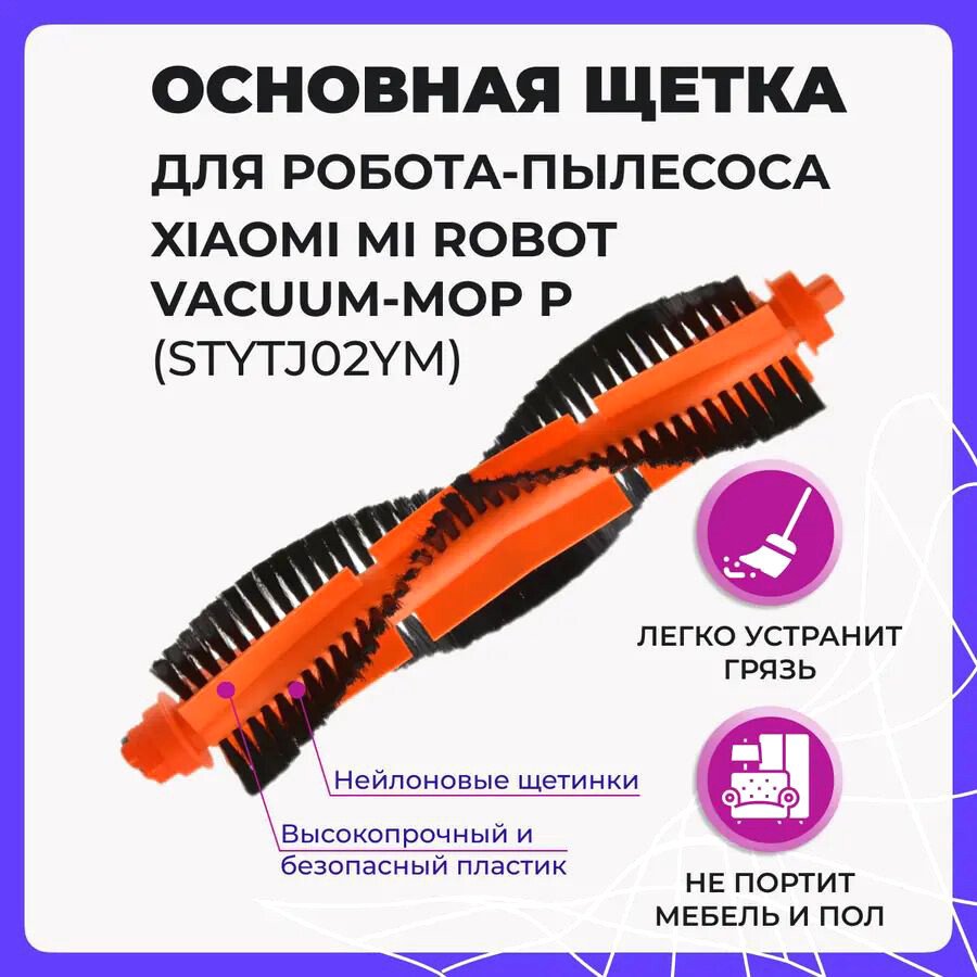 

Турбощетка USBTOP для Xiaomi Mi Robot Vacuum-Mop P (STYTJ02YM) 558042