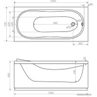 Ванна Domani-Spa Classic 150x70